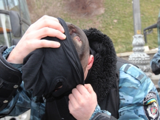 Милиционер, раненый на Евромайдане. Фото с сайта МВД Украины, mvs.gov.ua
