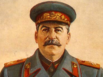 Советский плакат. «Слава великому Сталину!»
