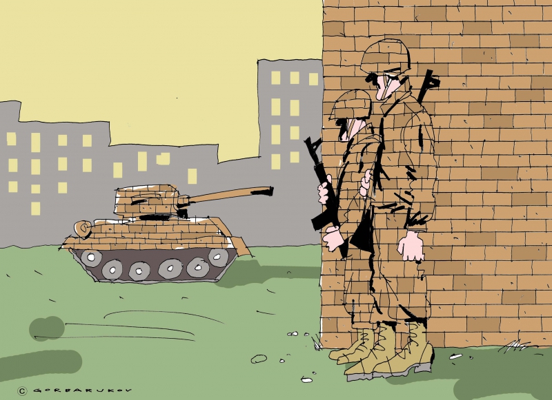 Солдаты. Иллюстрация: Александр Горбаруков
