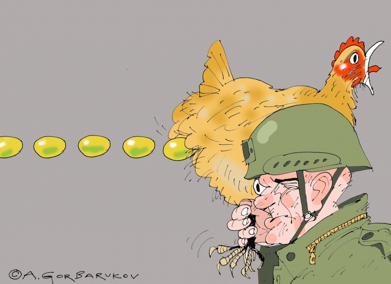 Золотые яйца. Иллюстрация: Александр Горбаруков