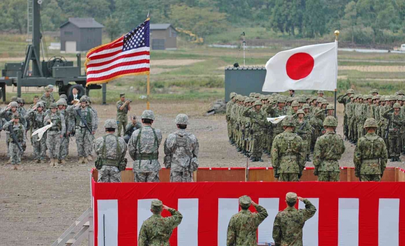 Военнослужащие Японии и США на учениях. Nationalguard.mil