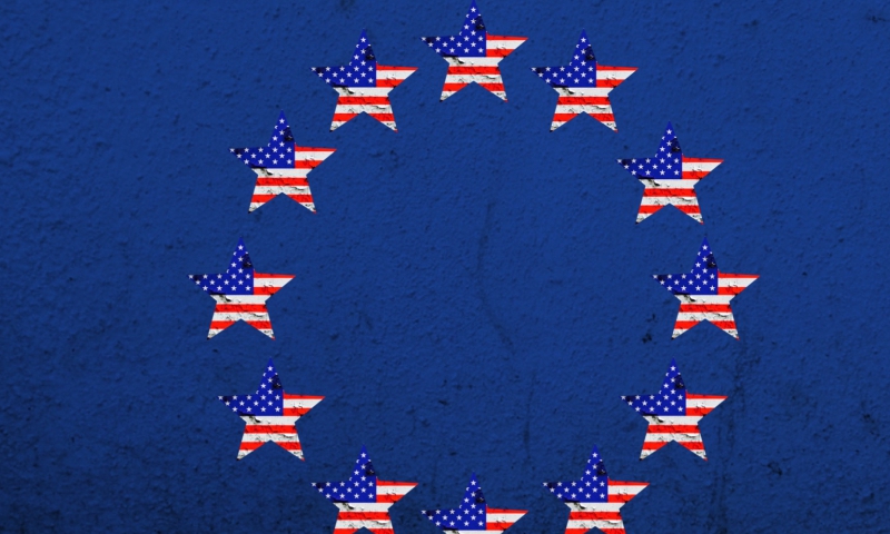 Отношения США и ЕС. Иллюстрация: ИА REX