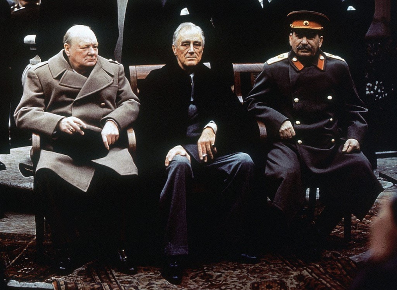 Черчилль, Рузвельт, Сталин 