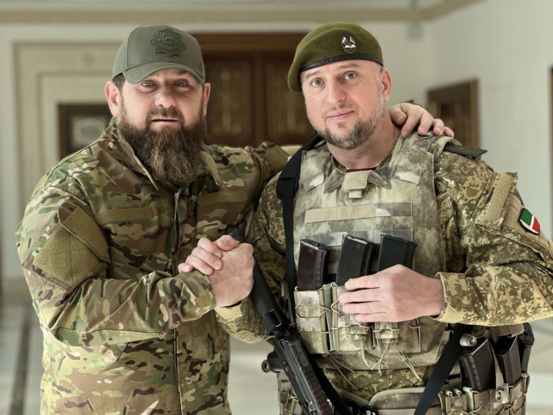 Рамзан Кадыров и Апты Алаудинов. Фото: Телеграм-канал Кадырова