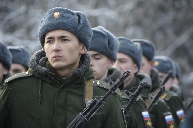 Солдаты. Фото: Дарья Ильина © REX