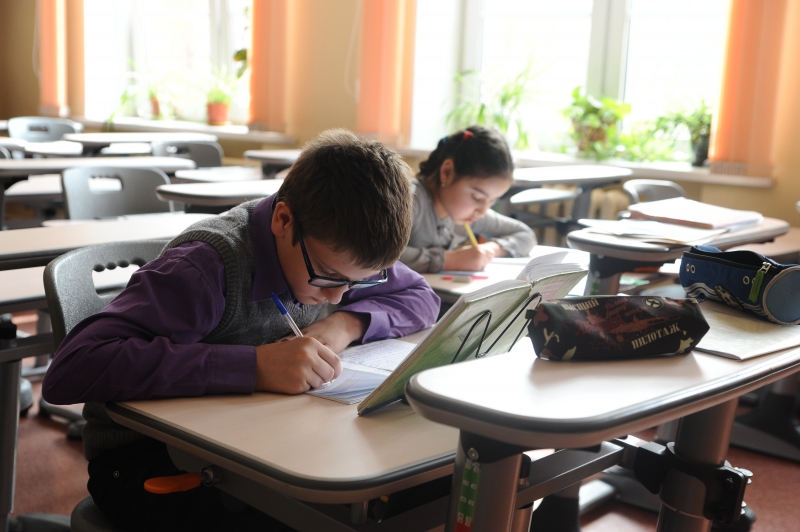 Школа. Уроки. Фото: Дарья Ильина © REX