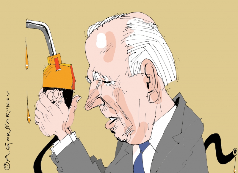 Нефть, США. Иллюстрация: Александр Горбаруков