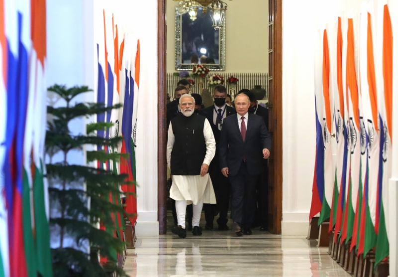 Премьер-министр Индии Нарендра Моди и президент России Владимир Путин. Kremlin.ru