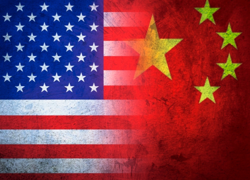 Флаги США и Китая © REX