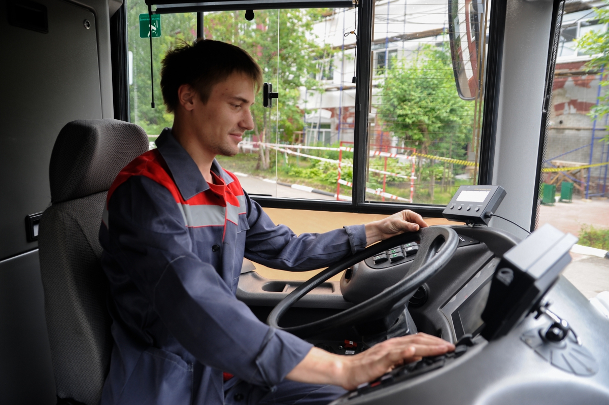 Водитель автобуса. Фото: Дарья Ильина © REX