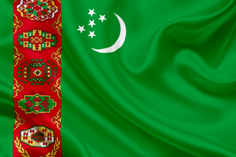 Флаг Туркмении © REX