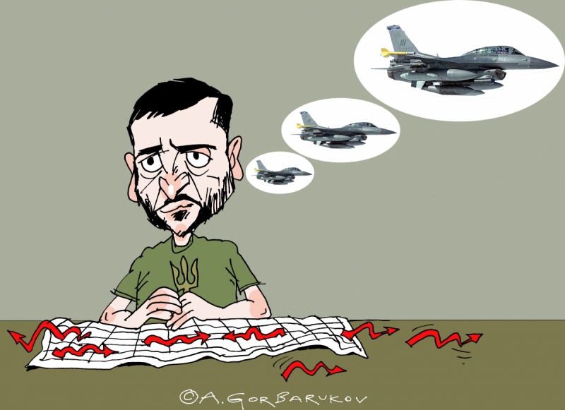 Военная помощь Украине. Иллюстрация: Александр Горбаруков