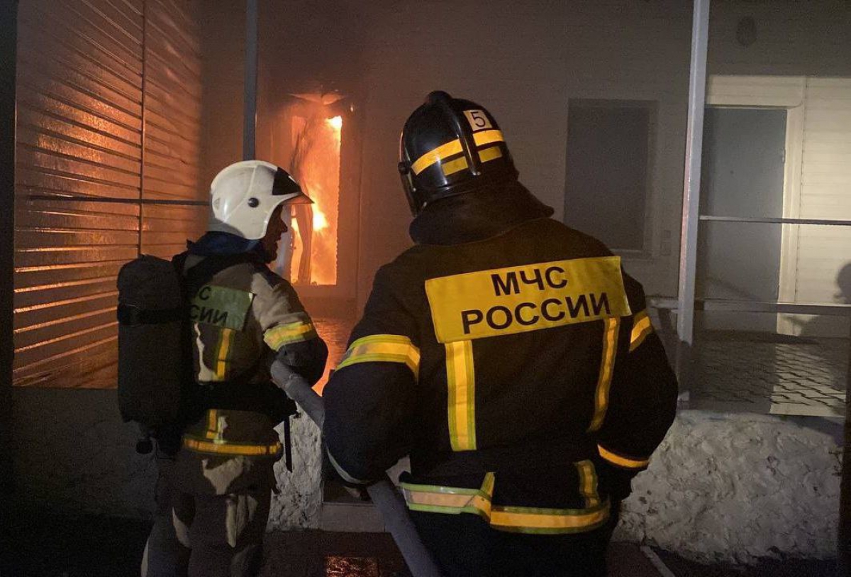 Пожар на предприятии в Курской области произошёл из-за беспилотника ВСУ