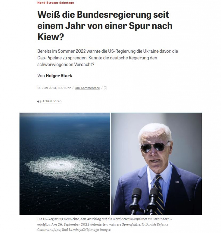 Скриншот с сайта Die Zeit