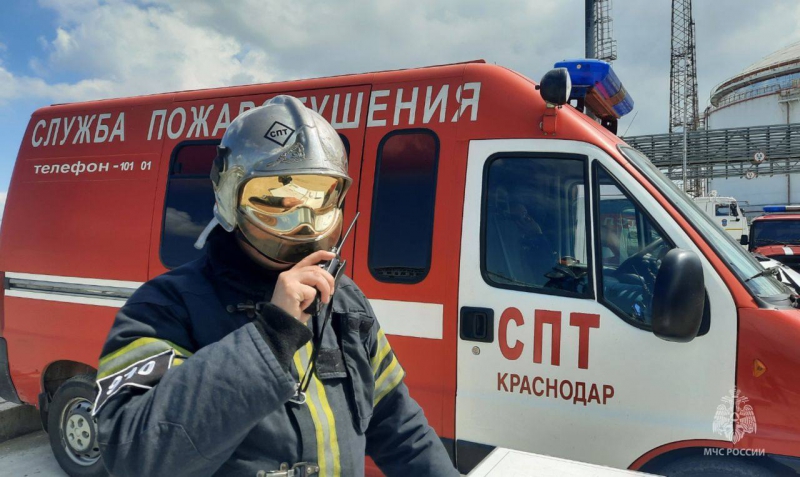 Пожар. Фото: ГУ МЧС России по Краснодарскому краю