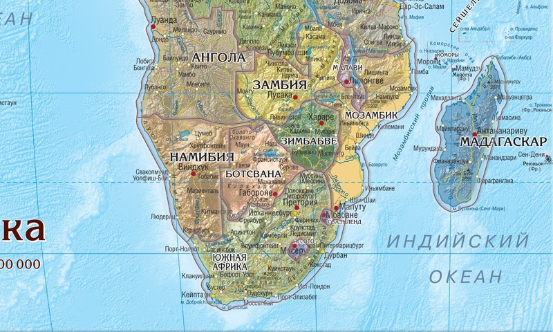 Африка карта