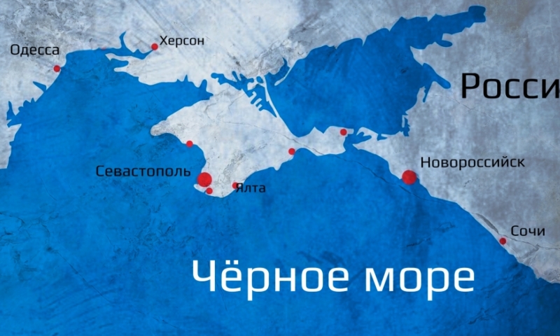 Севастополь на карте. Иллюстрация: REX