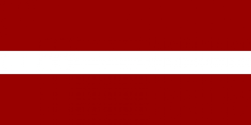 Латвия, флаг. Фото: REX