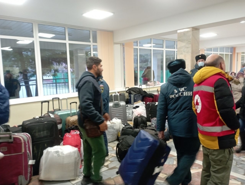 Размещение  эвакуированных беженцев из Палестины. Фото пресс-службы губернатора и правительства Калужской области.