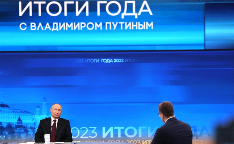 Итоги года с Владимиром Путиным. Фото: kremlin.ru