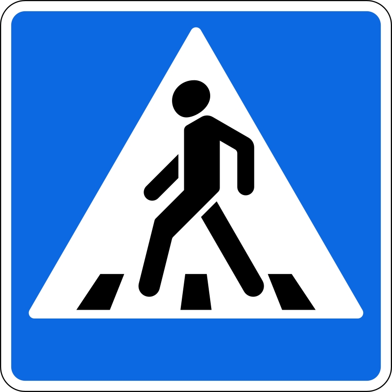 Знак "Пешеходный переход". Фото: REX