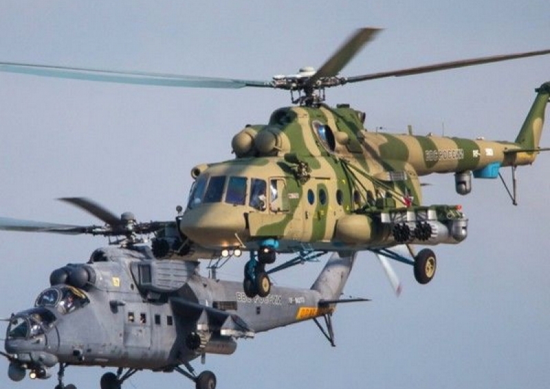 Вертолёт Ми-24 Минобороны Абхазии потерпел крушение