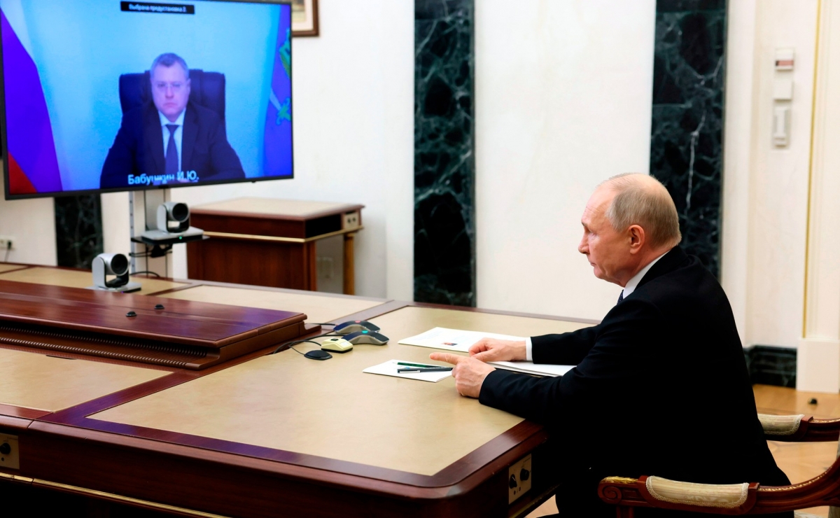 Путин поддержал выдвижение Бабушкина на пост губернатора Астраханской области