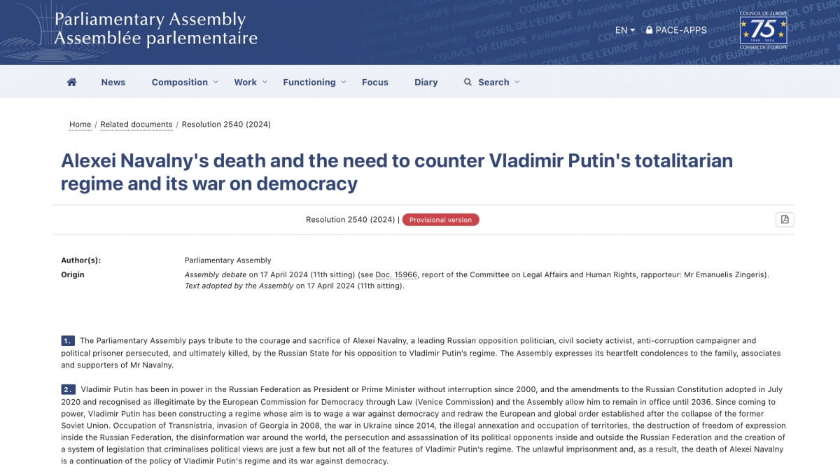 ПАСЕ приняла резолюцию с призывом «деколонизации» России, в Госдуме видят госпереворот