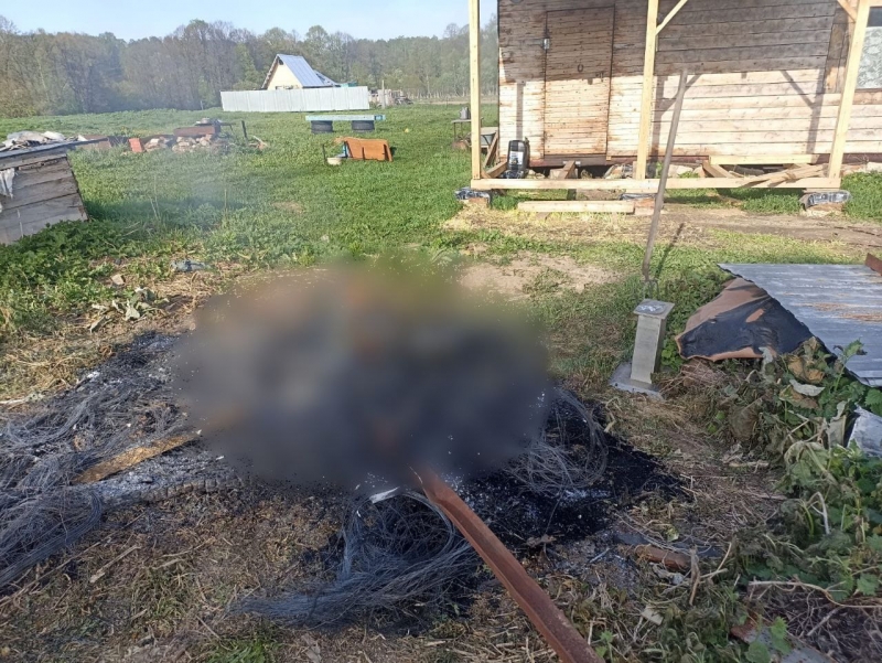 В Калужской области мужчину убили и сожгли на костре