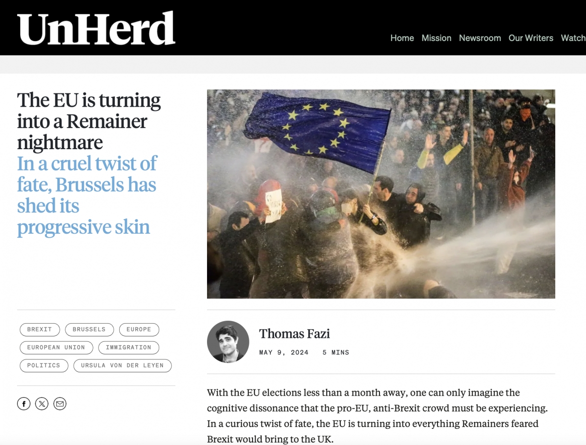 UnHerd: ЕС под видом Russiagate скрывает собственную цензуру