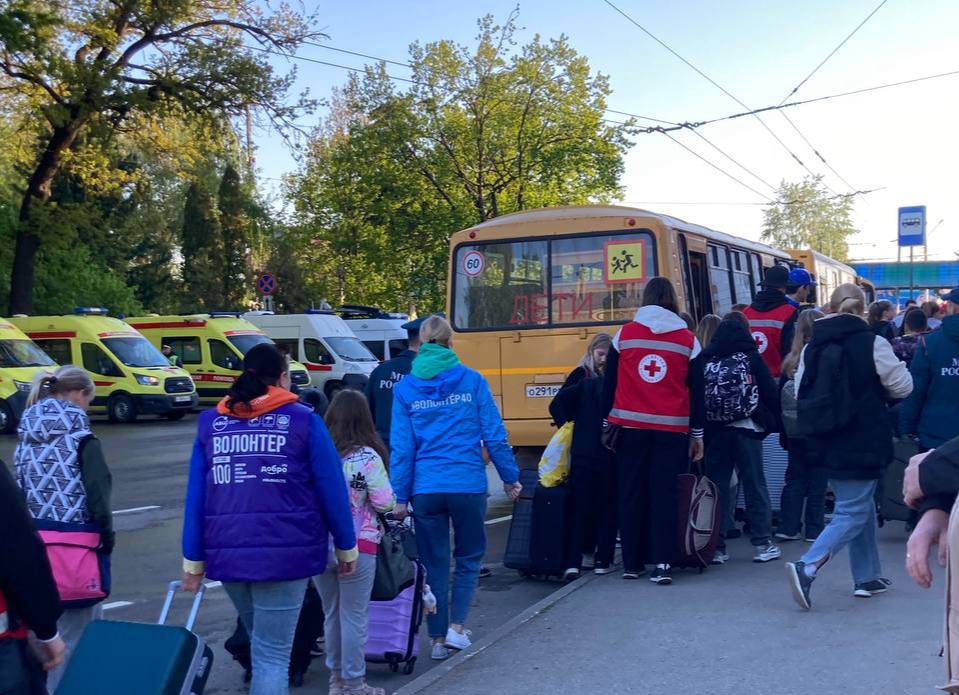 В Калужскую область вновь приехали дети из Белгорода