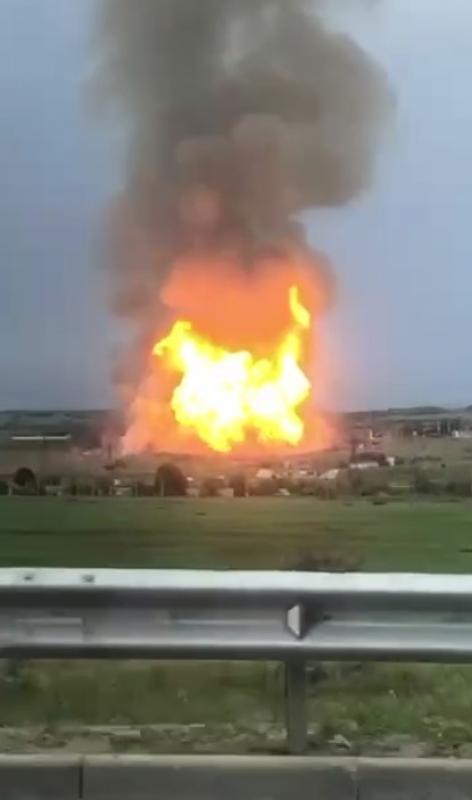 МЧС: Факельное горение на газопроводе под Саратовом достигало пяти метров