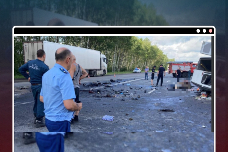Восемь человек погибли в результате ДТП с четырьмя автомобилями под Рязанью