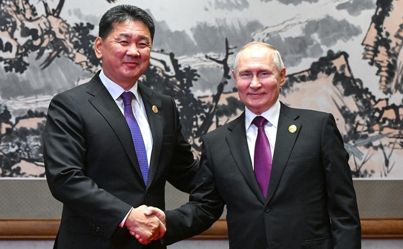 Путин в Астане провёл встречу с президентом Монголии